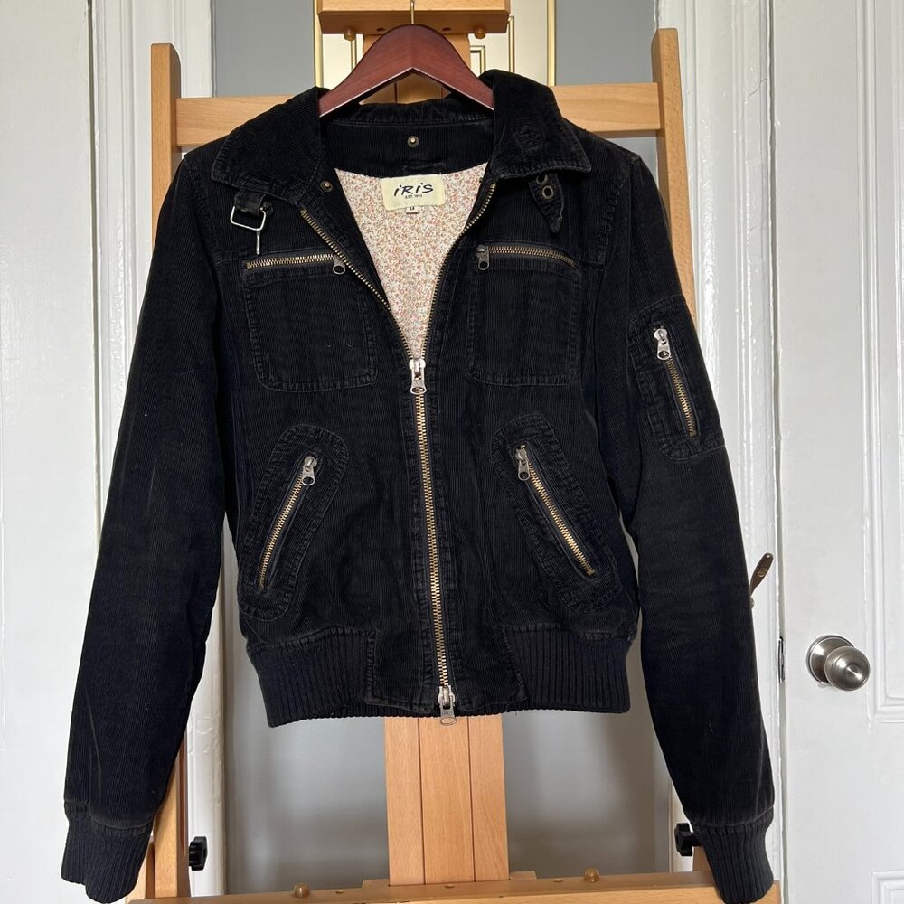 Cropped Corduroy Jacket